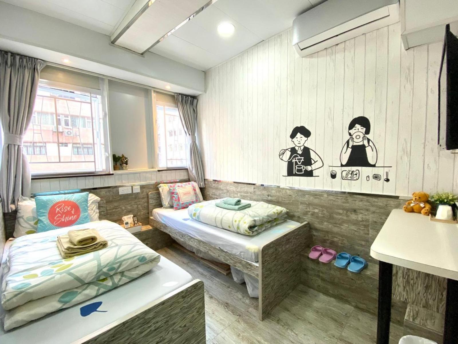 Hong Kong Hostel Rom bilde